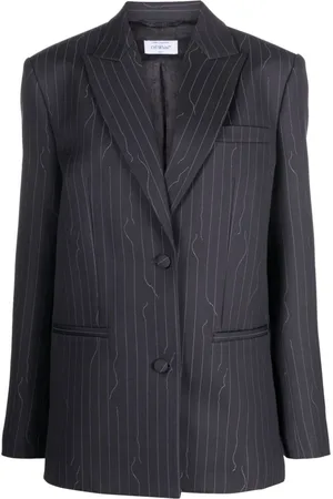 OFF-WHITE Pinstripe-pattern blazer