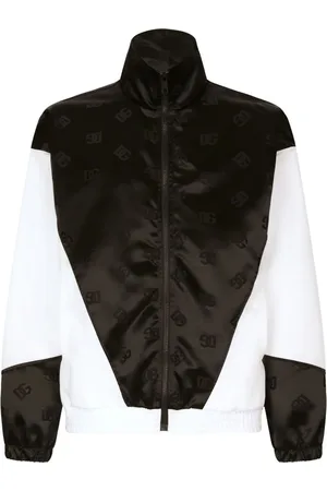 Dolce & Gabbana Logo-jacquard panelled jacket