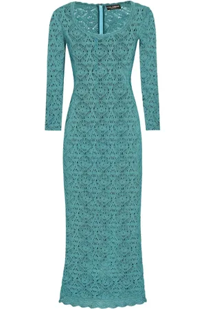 Dolce & Gabbana Crochet midi dress