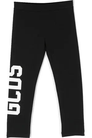 GCDS Logo-print cotton leggings