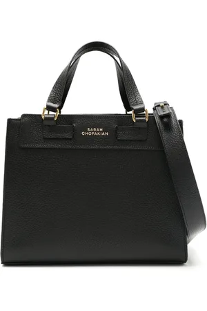 Sarah Chofakian Etienne logo-print satchel