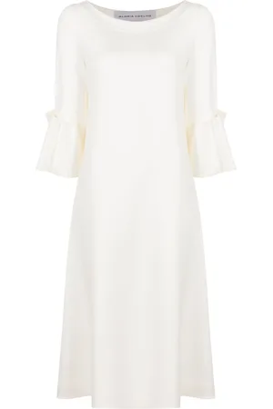Gloria Coelho Ruffle-detail midi dress