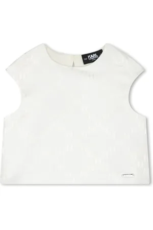 Karl Lagerfeld Monogram-pattern sleeveless top