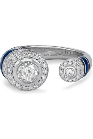 David Morris 18kt white gold Asiyah diamond ring