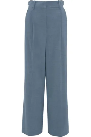 J.W.Anderson Mélange-effect palazzo trousers