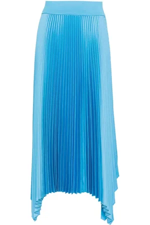 Joseph Ade asymmetric plissé skirt