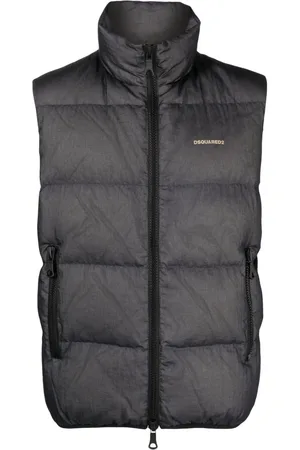 Dsquared2 Logo-embossed ripstop puffer vest