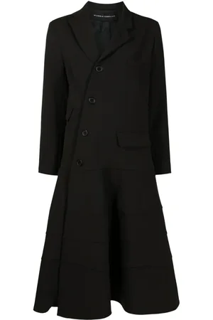 Gloria Coelho Single-breasted flared coat