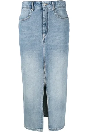 Isabel Marant Julicia denim midi skirt