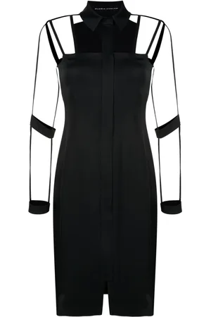 Gloria Coelho Optical Illusion midi shirtdress