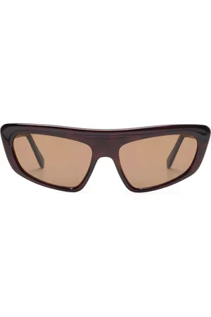 Gloria Coelho Logo-print cat-eye sunglasses