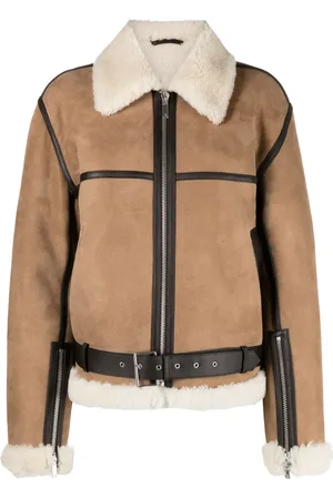 Totême Shearling suede jacket