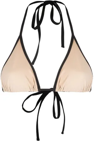 Totême Stripe Tie bikini top