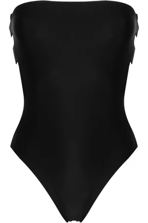 Gloria Coelho Cut-out strapless swimsuit