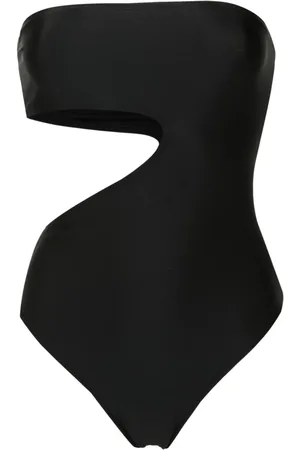 Gloria Coelho Strapless cut-out swimsuit