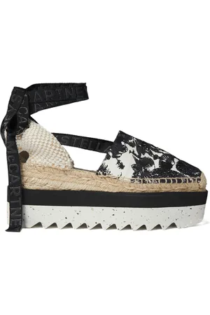 Stella McCartney Gaia Moth platform espadrilles