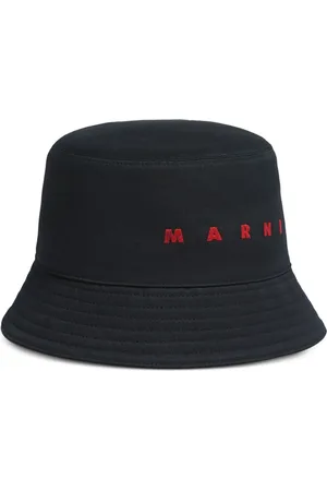 Marni Logo-embroidered bucket hat