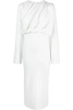 Paris Georgia Ollie drapped midi dress