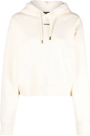 Jacquemus Le Hoodie Gros Grain logo-appliqué top