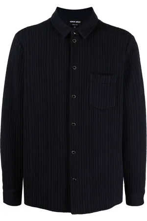 Giorgio Armani Quilted press-stud shirt