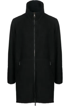 GIORGIO BRATO Zip-fastening shearling coat
