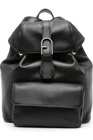 Furla Small Flow leather backpack
