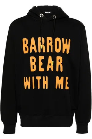 BARROW Logo-print cotton hoodie