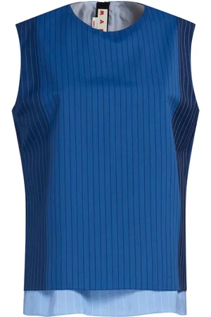 Marni Colour-block sleeveless blouse