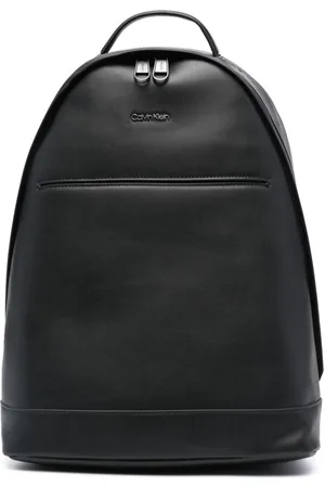 Calvin klein cheap leather backpack mens