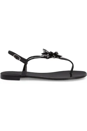 Giuseppe Zanotti Letizia floral-appliqué leather sandals