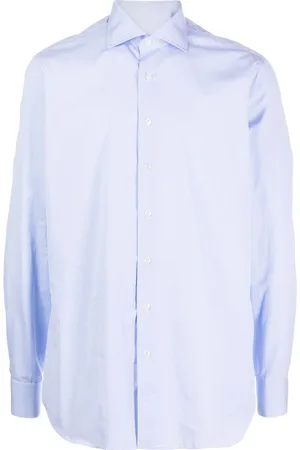 LARDINI Striped poplin cotton shirt