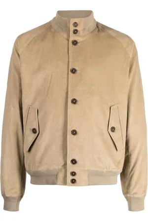 MAN ON THE BOON. Corduroy cotton bomber jacket