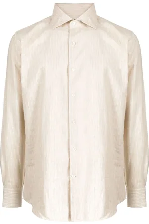 MAN ON THE BOON. Striped cotton shirt