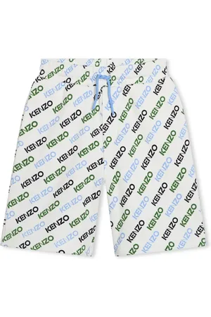 Kenzo Logo-print cotton bermuda shorts