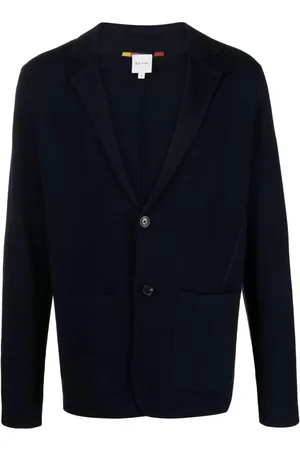 Paul Smith Single-breasted merino-wool knitted jacket