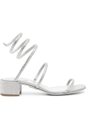 RENE CAOVILLA Cleo crystal-embellished sandals