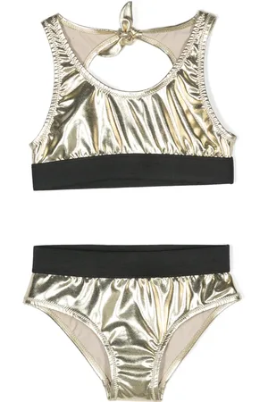 Le pandorine Metallic-effect bikini