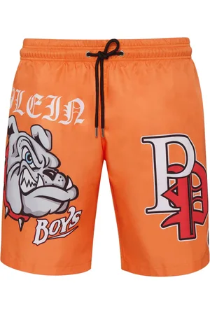 Philipp Plein Logo-print swim shorts