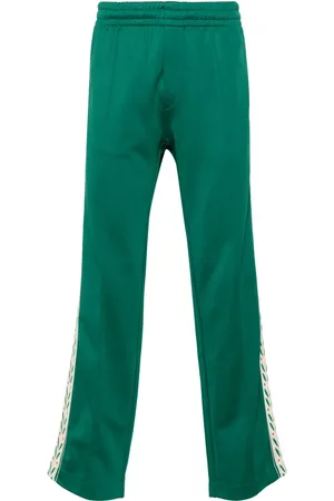Casablanca Logo-appliqué elasticated-waist track pants