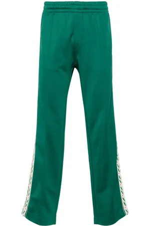 Casablanca Logo-appliqué elasticated-waist track pants