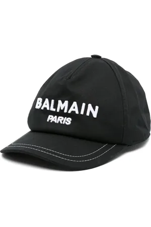 Balmain Logo-embroidered cotton cap