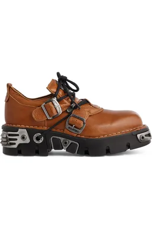 Paco rabanne X New Rock leather shoes