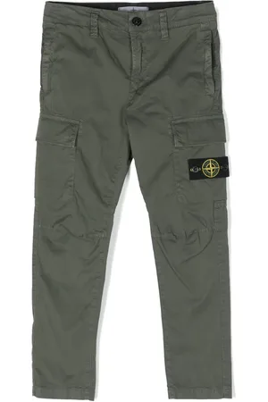 Stone Island Compass-badge tapered-leg cargo trousers