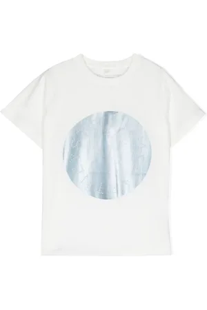 Stella McCartney Circular Logo Disc cotton T-shirt