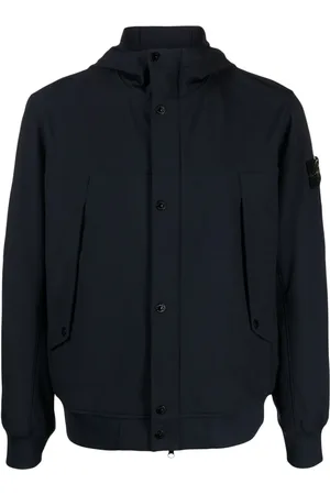Stone Island Light Soft Shell-R hooded jacket