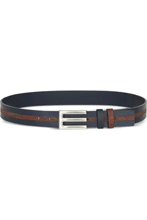 Etro Logo-plaque leather belt