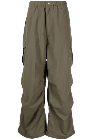 A Bathing Ape Pleat-detail wide-leg trousers