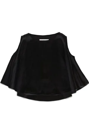 Maison Margiela Logo-embroidered sleeveless shirt