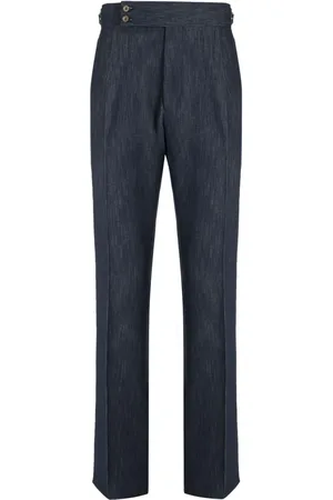 MAN ON THE BOON. Straight-leg denim trousers