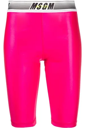 Msgm Logo-waist cycling shorts